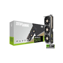 Zotac Geforce Rtx 5070 Gamıng Solıd Oc 12GB Gddr7 192BIT Dlss 4 Ekran Kartı