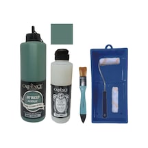 Mobilya Boyası-cadence Multisurface H-093 Firuze 500ml Ultimate Vernik Mat 250ml Saten Rulo Set Firuze Firuze
