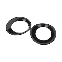 Dinosaurs Adet Lamba Başlığı Astarlı Siyah Sis Işık Lambası Trim Sürüş Aydınlatma Koruması-bmw X3 E83 Lcı 2007-2010