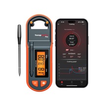 Thermopro Tp971 Tempspike Plus Dünyanın En İnce Kablosuz Et Termometresi, 183m Menzilli Bluetooth Akıllı Gıda Isı Diğer