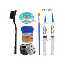 Mechanic Krem Lehim 183 C 42gr Havya Uc Temizleyici Flux Lehim Toplama Cp-3515 Lehim Emme Teli 2fırça Seti01