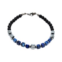 Omark Cotton Boncuk Bileklik No11 Mavi