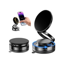 Metalik Magsafe Telefon Tutucu Tüm Yüzeylerle Uyumlu Vakumlu 360 Dönen Oynar Başlık Renkli