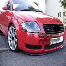 Audi Tt Mk1 8n 98-06 Cupra R Uyumlu Ön Lip Mat Siyah Ön Tampon Lip
