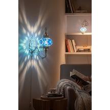 Beyaz Renk Aplik Lacivert - 821590560 Lacivert