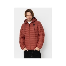 Quiksilver Scaly Hood Erkek Şişme Mont Kahverengi Kahverengi