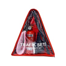 Üçgen Trafik Ve İlk Yardım Seti Karayollarına Uygun Trafik Seti