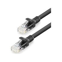 Büro Ev Ofis Network Bağlantısı İçin 100cm Siyah 1000gb 250mhz Cat6 Kablo