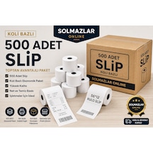 500 Adet 56x12 Termal Rulo Yazarkasa Pos Rulosu Pos Kağıdı Fiş Rulosu