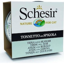 Schesir Jelly Ton Balıklı ve Levrekli Yetişkin Kedi Konservesi 85 G