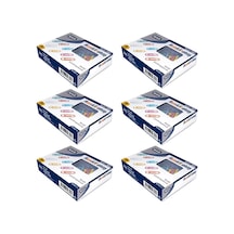 Mas 280 Pls Renkli Ataç Pvc Kaplı 28 Mm 6 Adet