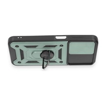 Samsung Galaxy Uyumlu - M14 5g Kılıf Pars Lens Yüzüklü Silikon - Yeşil