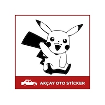 Pikachu Sticker Pikachu Oto Sticker Araba Sticker Araç Sticker