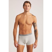 Pierre Cardin Kom Tight Gri 2'li Şort Boxer 2'li Avantajlı Paket Gri