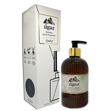 Ilgaz Happiness Sıvı El Sabunu 275 ML + Ilgaz Bambu Çubuklu Amber Misk Çiçeği Oda Parfümü Oda Kokusu 120 ML