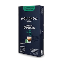 Moliendo No: 5 Nespresso Uyumlu Alüminyum Kapsül Kahve 10'lu