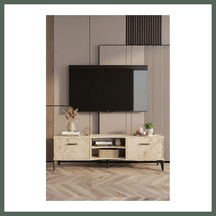 Bezos Vera Tv Sehpası Suntalam Ekru 160x35 Bzstk