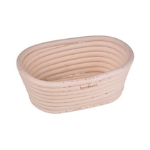 Puder - Ekmek Mayalama Sepeti Oval 17 Cm Bambu