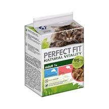 Perfect Fit Okyanus Balıklı Somonlu Kısırlaştırılmış Yetişkin Kedi Maması 6 x 50 G