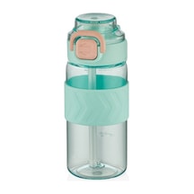 Shotay St-7237 600ml Turkuaz Pipetli Tritan Matara Diğer