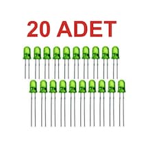 20 Adet 5mm Yeşil Led Rodevino
