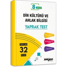 Ankara Yayınları 8. Sınıf Lgs Din Kültürü ve Ahlak Bilgisi Yaprak