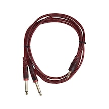 Tunex 3,5 Mm St 2x6,3 Mm Mono Erkek 1,5 Mt Slikonl Mr-600