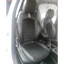 Uyumlu Fiat Egea Özel Taytüyü Deri Karışımı Arka Sırt 2 Parca Kolcaksız