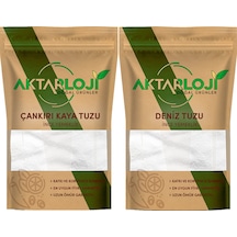 İnce Yemeklik Tuz Seti 1 Kg 500 Gr Deniz Tuzu + 500 Gr Çankırı Kaya Tuzu 1. Kalite