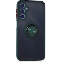 Samsung Galaxy Uyumlu M34 5g Kılıf Montreal Yüzüklü Silikon Kapak - Yeşil Diğer