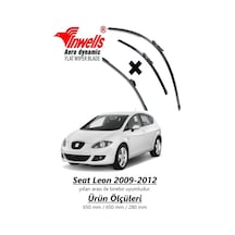 Seat Leon Ön Ve Arka Aerodinamik Silecek Takımı 2009-2012