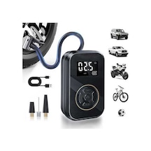 Novahub Taşınabilir Şişirme Şişirme Şişirme Şişirme Pompası Pompası Mini Lastik Lastik Lastik Hava Elektrikli Ekranlı Dijital Bisiklet Araba Hw