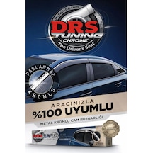 Sunplex Citroen C5 Aircross 2019+ Kromlu Cam Rüzgarlığı Paslanmaz Çelik Kromlu