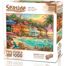 Ks Games 1000 Parça Ada Tatili Puzzle