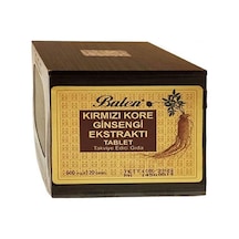 Balen Kırmızı Kore Ginseng Tablet ( Tahta Kutu ) 120 Tablet