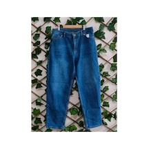 Çınar Boutique Mom Jeen Kot Pantalon Mavi Mavi