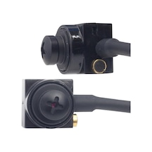 Ayt Powermaster Pm-19311 3.6mm 800 Tvl 1-4 Sensör Mikrofonlu Vida Tip Mini Kamera Dvr Cihazı İçin Giz Li Kamera