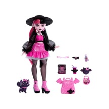Monster High Pembe Ve Siyah Saçlı Draculaura Bebeği Refreshed Look