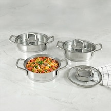 Aryıldız Chef Prestige 6 Parça Sahan Seti Çok Renkli