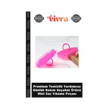 Premium Temizlik Yardımcısı Günlük Bakım Seyahat Ürünü Mini Saç Yıkama Fırçası