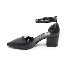 Cihanshoes Siyah Renk Topuklu Kadın Ayakkabı - Siyah