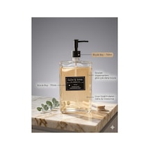 Buççin Online Mağaza 750ml Cam Sıvı Sabunluk Büyük Boy Cam Beyaz Çok Renkli