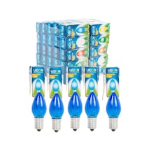2 Adet 7w Parfüm Ampul E-14 Duylu Mavi Renk