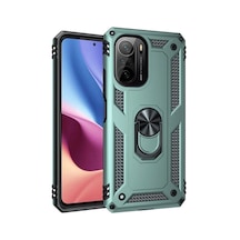 Xiaomi Poco F3 Kılıf Sofya Yüzüklü Silikon Kapak