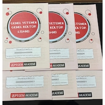 Pegem Yayınları Türkiye Geneli Deneme Sınavları
