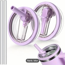 Stanle Quencher İle Uyumlu 1.18 Litre Pipetli Dökülmez Sızdırmaz Plastik Kapağı 1 Adet Mor Stanle Quencher İle Uyumlu 1.18 Litre Pipetli Dökülmez Sızdırmaz Plastik Kapağı 1 Adet Mor