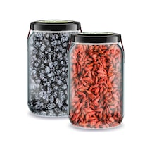 Zencefil Organik Bi Kavanoz Goji Berry + Bi Kavanoz Blueberry Blue Berry 660 Cc'lik 2 Adet Cam Kavanozda Saf Katkısız Diğer