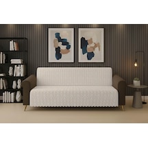 Dinarsu Kaydırmaz Koltuk Örtüsü 175x220 Lüme Bej Bej