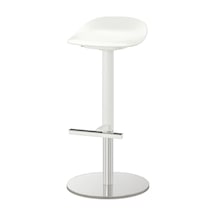 Beyaz 76 Cm Bar Taburesi Janınge Mutfak Sandaleyesi Beyaz