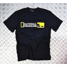 Natıonal Pornographıc Baskılı T-Shirt